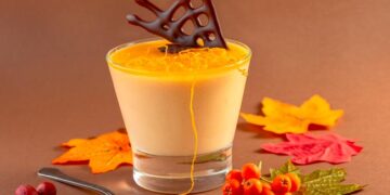mousse de laranja cremosa