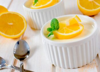 mousse de limão cremosa