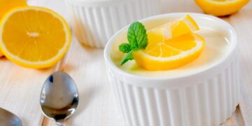 mousse de limão cremosa