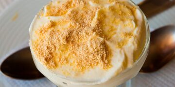 mousse de leite condensado