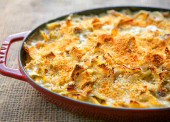bacalhau gratinado com batatas