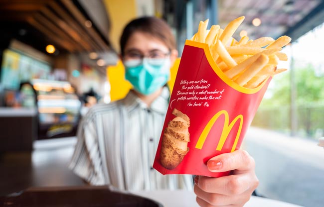 Batatas fritas McDonald's: funcionário revela receita mais procurada Batatas fritas McDonald's