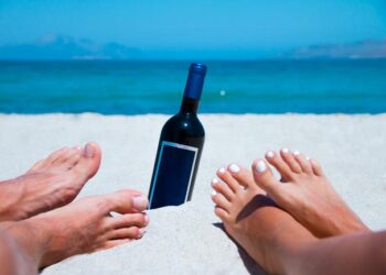 beber vinho tinto no verão