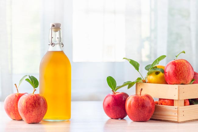 vinagre de maçã para prevenir queda de cabelo