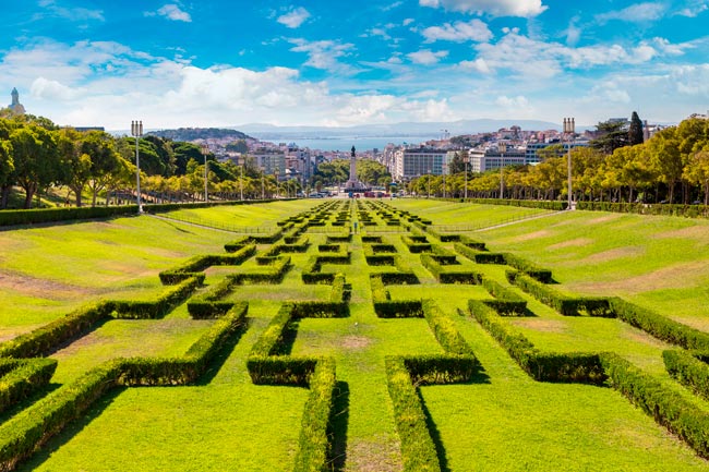 cidades com mais espaços verdes em Portugal