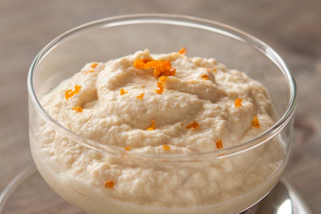 Mousse de laranja cremosa