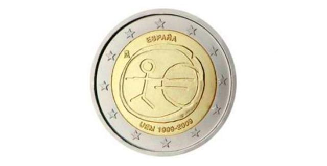 moedas de 2 euros