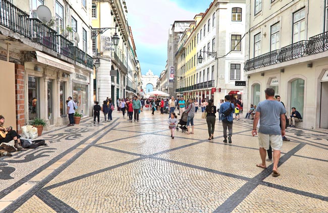 história da Calçada Portuguesa