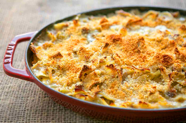 Regras de ouro para o melhor bacalhau gratinado no forno Regras de ouro para o melhor bacalhau gratinado