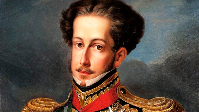 rosto de D. Pedro IV