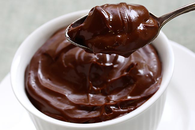 mousse de chocolate negro perfeita