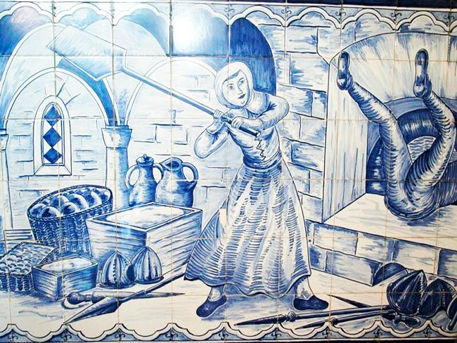 Padeira de Aljubarrota, a mulher que bateu nos espanhóis Padeira de Aljubarrota