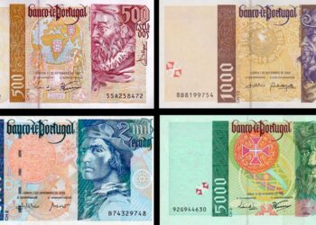 As 10 notas de escudo mais valiosas que podem valer até 6.000€