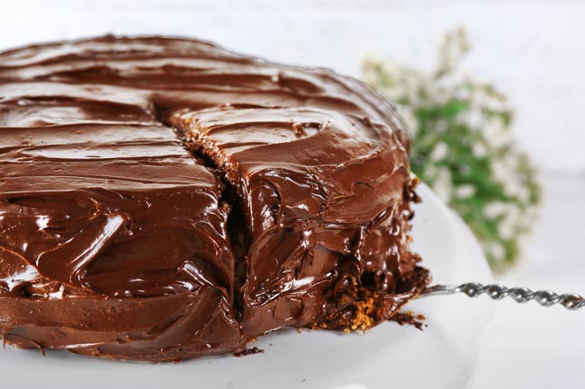 melhor bolo de chocolate com ganache