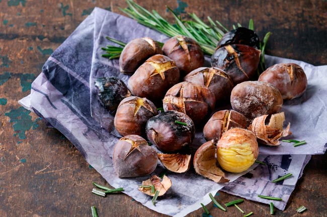 Aprenda a fazer Castanhas Assadas no forno na perfeição castanhas assadas com manteiga