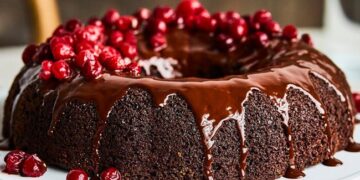 melhor bolo de chocolate com ganache