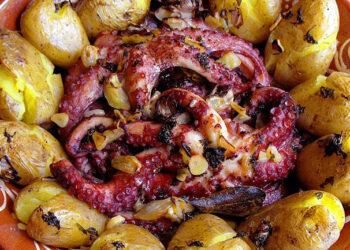 melhor polvo assado para comer e chorar por mais