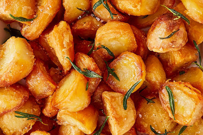 passos para as melhores batatas assadas
