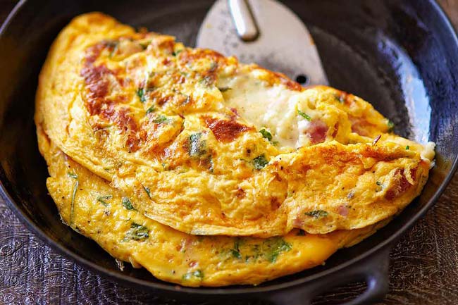 fazer a melhor omelete do mundo