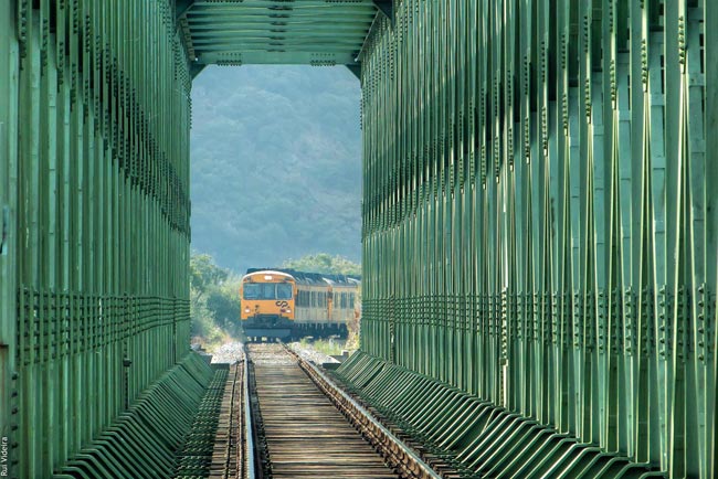 viagens de comboio em Portugal