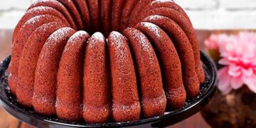 Bolo de chocolate light fofinho