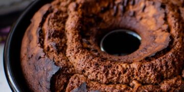 Bolo de chocolate saudável