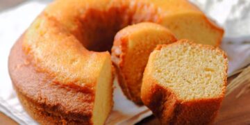 Bolo de iogurte sem açúcar