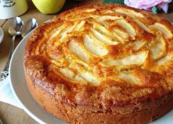 Bolo de maçã sem açúcar