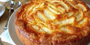 Bolo de maçã sem açúcar