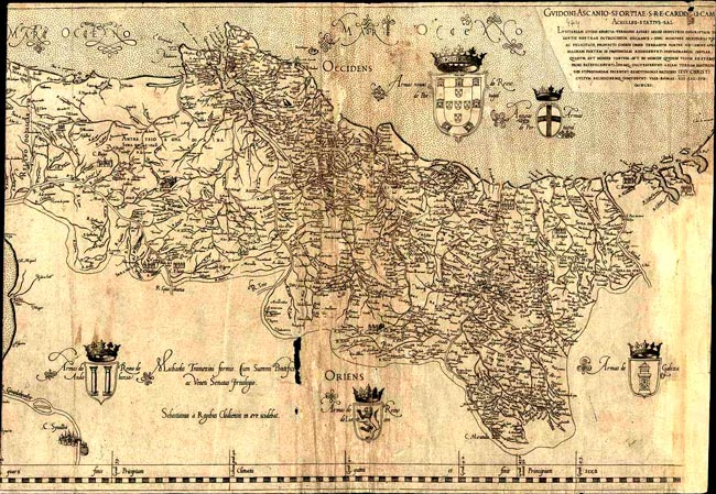 mapa mais antigo de Portugal