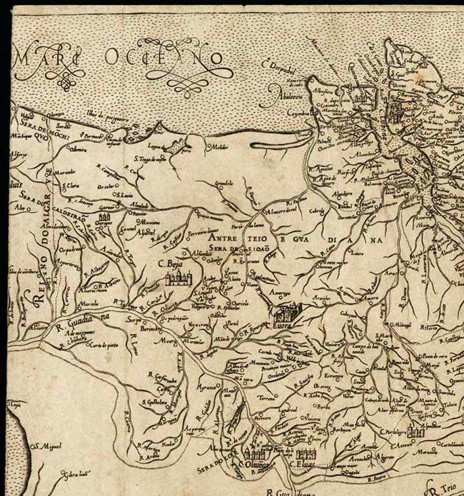 mapa mais antigo de Portugal