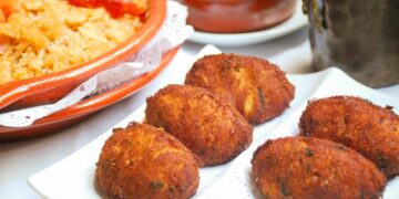 Pastéis de Bacalhau no forno