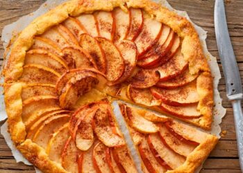 Tarte de maçã saudável que faz crescer água na boca