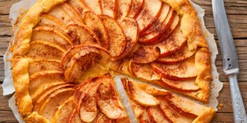 Tarte de maçã saudável que faz crescer água na boca