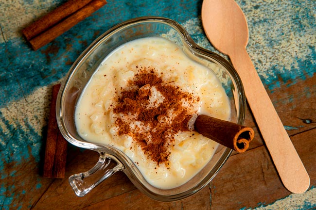 Como fazer arroz doce cremoso. Não há melhor! arroz doce cremoso