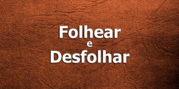 folhear e desfolhar