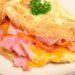 omelete com carne
