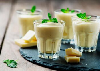 Mousse de chocolate branco