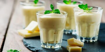 Mousse de chocolate branco
