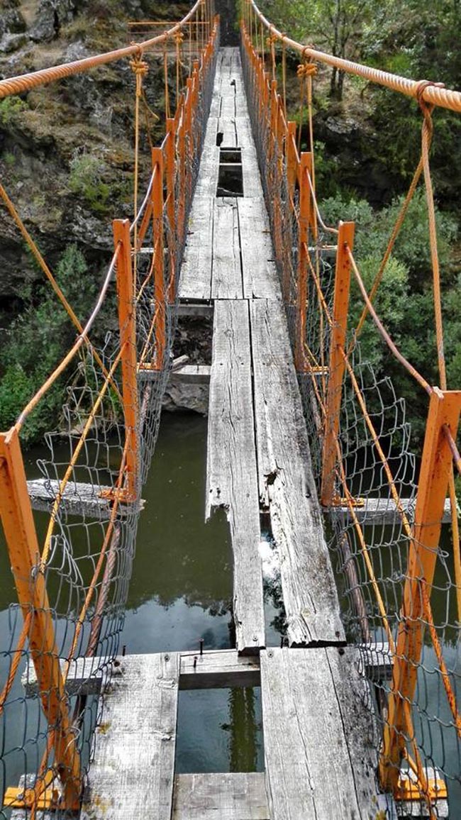 pontes mais perigosas