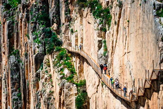Caminito Del Rey: o caminho mais perigoso do mundo já reabriu Caminito Del Rey