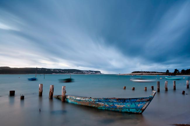 Lagoa de Óbidos: é a maior lagoa de água salgada e fica no Centro de Portugal maior lagoa de água salgada