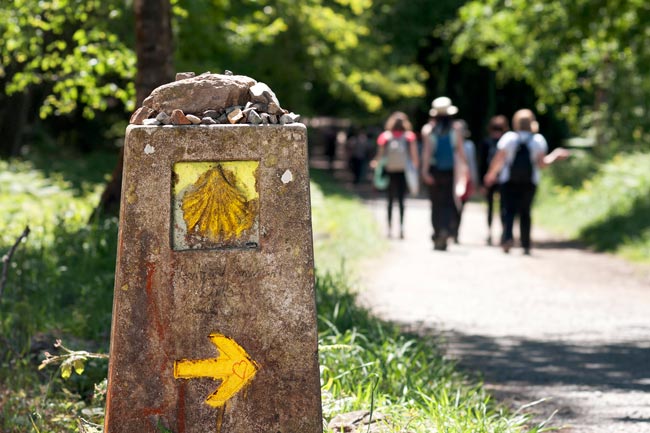 Preparado para fazer o caminho de Santiago de Compostela? caminho de Santiago de Compostela
