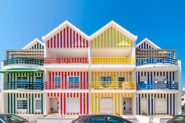 Costa Nova do Prado: Provavelmente, o lugar mais colorido de Portugal lugar mais colorido de Portugal