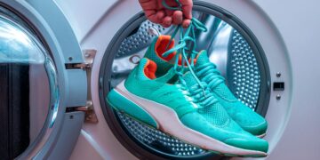 lavar sapatilhas sem as estragar