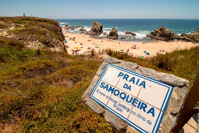 Samoqueira: provavelmente, a praia mais secreta e bonita do Alentejo praia mais secreta e bonita do Alentejo
