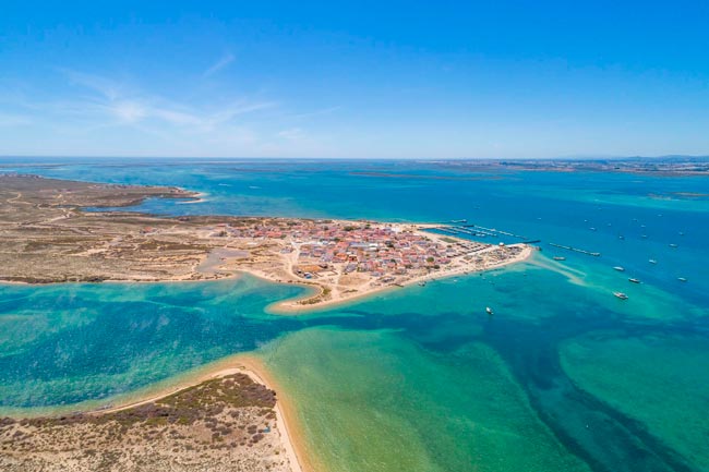Na Primeira Guerra Mundial aterraram aviões nesta ilha da Ria Formosa ilha da Ria Formosa