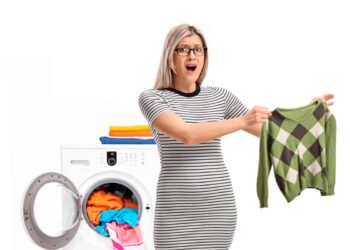 como lavar roupa na máquina sem encolher