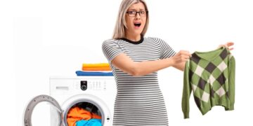 como lavar roupa na máquina sem encolher