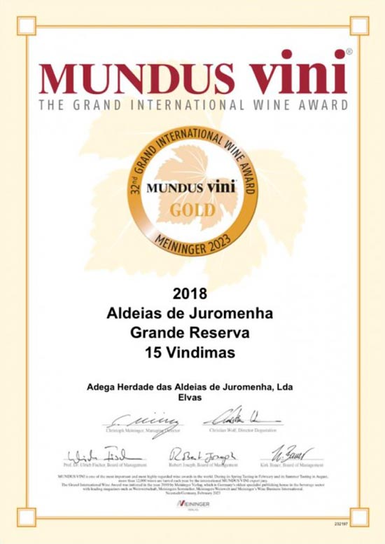 Vinho tinto “15 Vindimas” conquista medalha de ouro na Alemanha 15 Vindimas